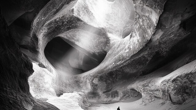 a secret place and a mystery figure black and white --personalize 23wnzau --v 6.1 Job ID: f2524a36-a298-4b07-ae27-0a6e13db5578